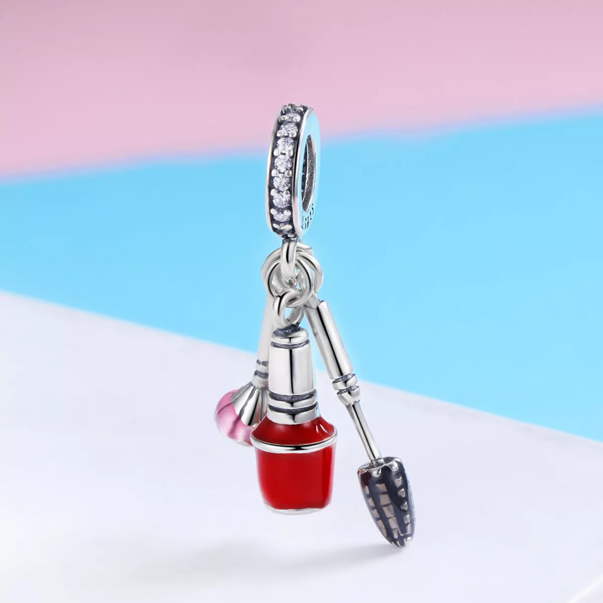 Charm Pendente Bela ferramenta de maquiagem estilo Pandora - SCC785