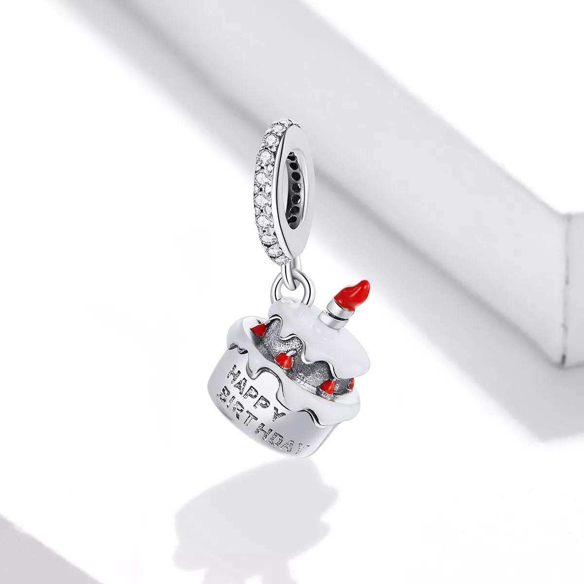 Charm Pendente Bolo de aniversário estilo Pandora - SCC1848