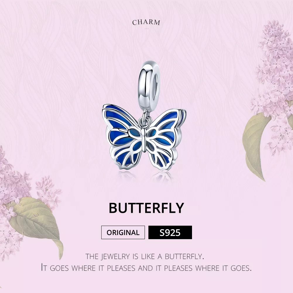 Charm Pendente Borboleta estilo Pandora - BSC149