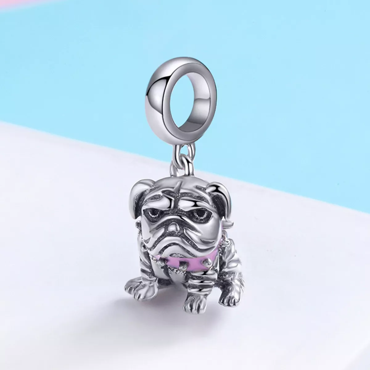 Charm Pendente Buldogues Ingleses estilo Pandora - SCC552