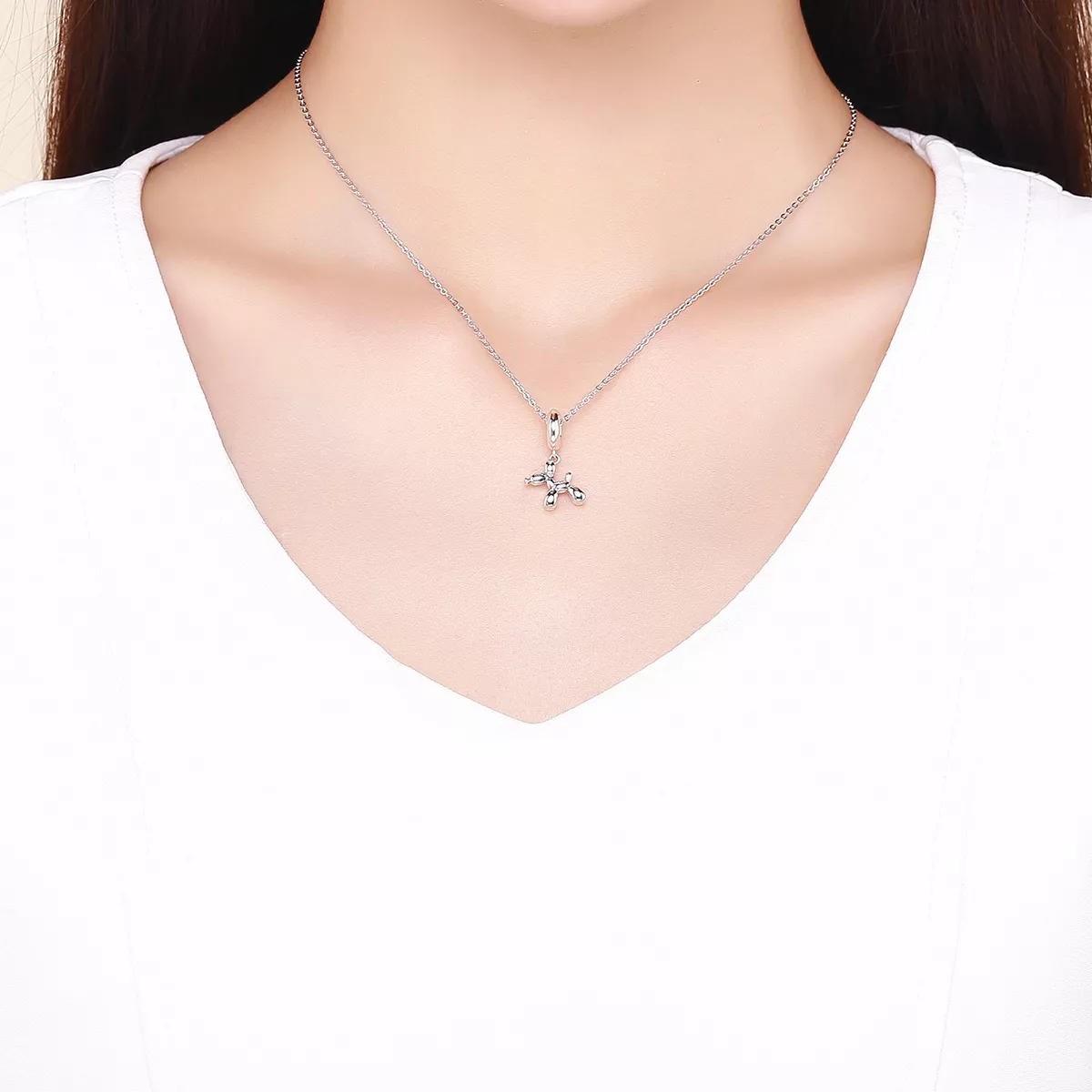 Charm Pendente Cachorro-balão fofo estilo Pandora - SCC981