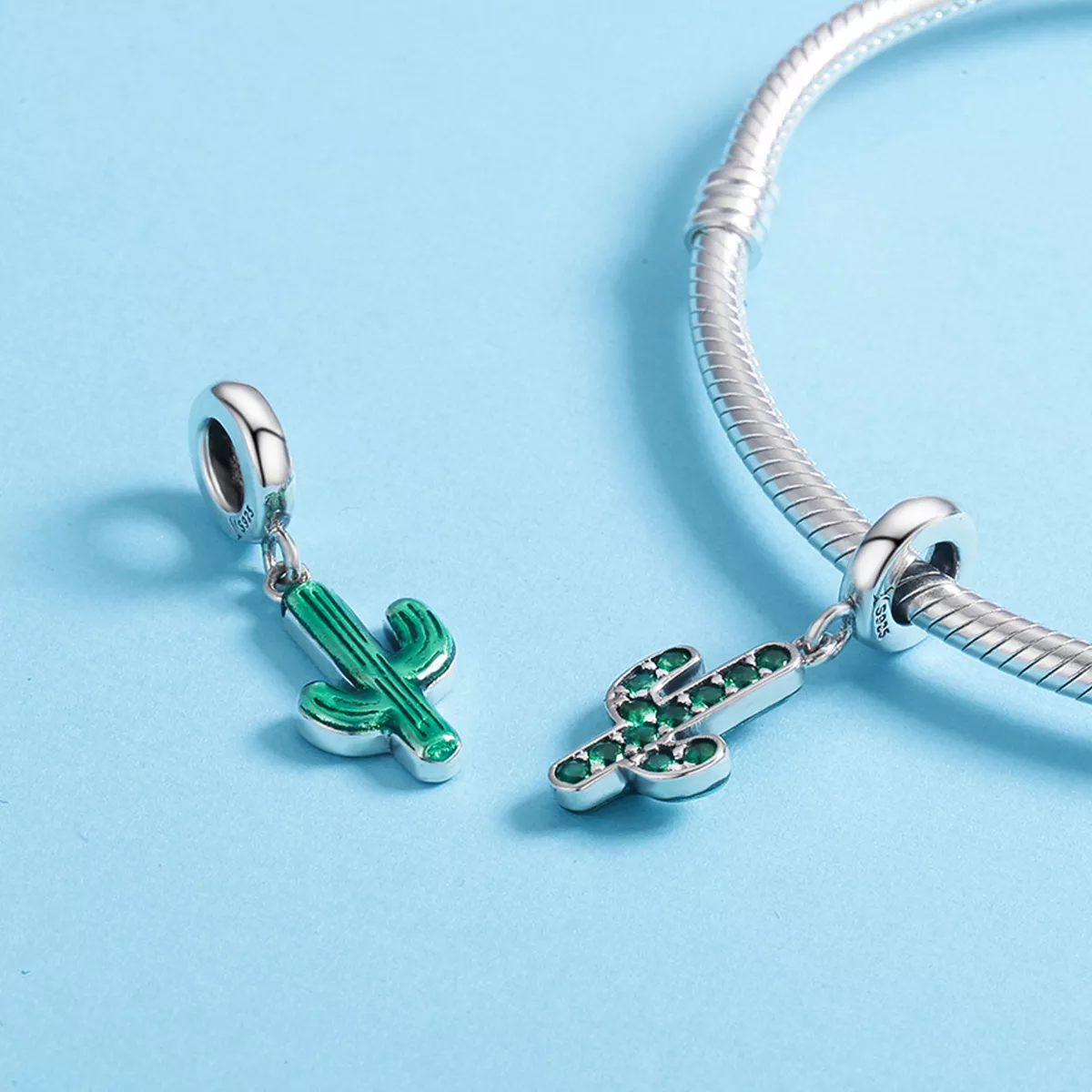 Charm Pendente Cacto Fresco estilo Pandora - SCC515