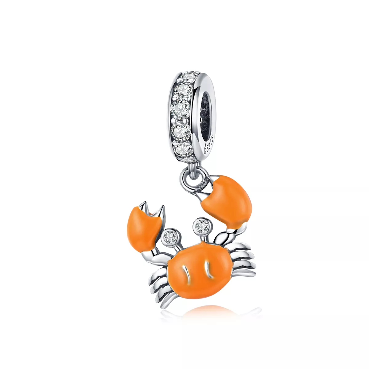 Charm Pendente Caranguejo de verão estilo Pandora - BSC076