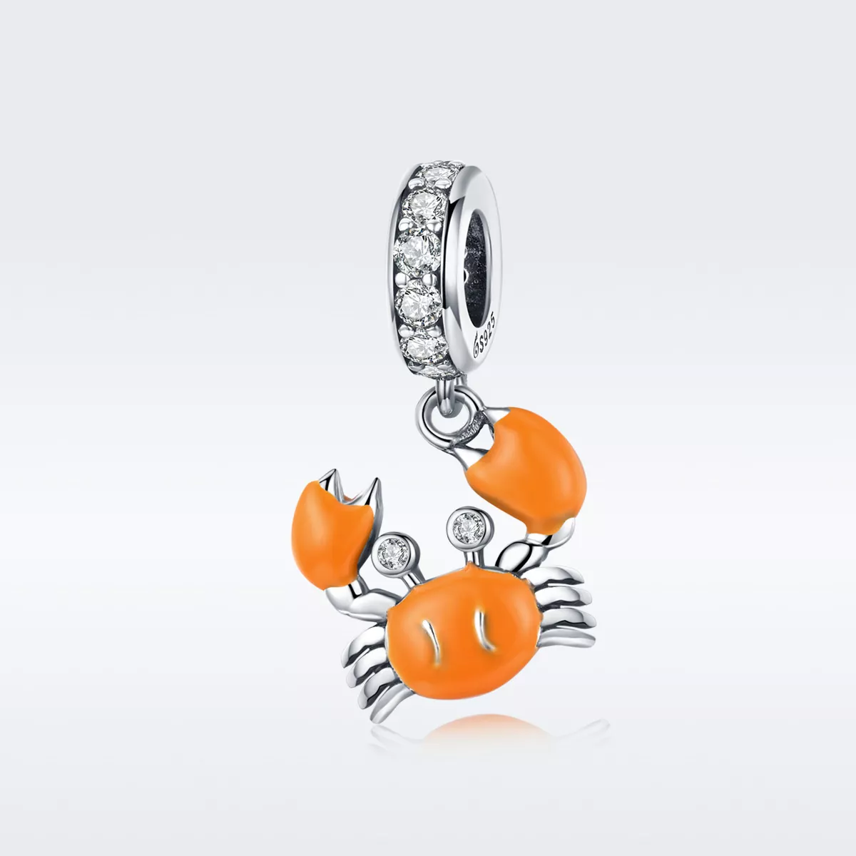 Charm Pendente Caranguejo de verão estilo Pandora - BSC076