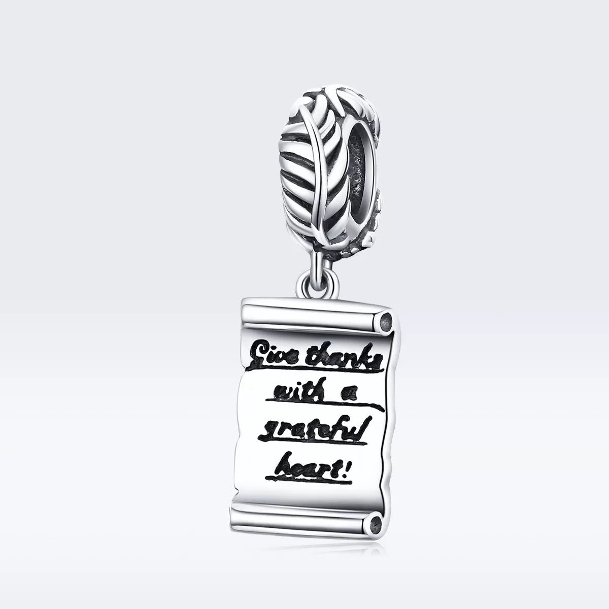 Charm Pendente Carta Manuscrita estilo Pandora - SCC1605