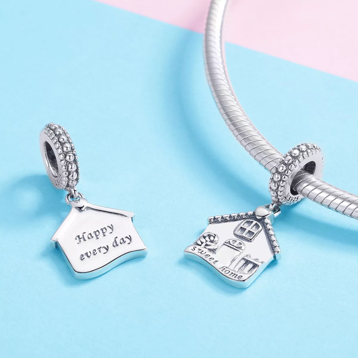 Charm Pendente Casa feliz estilo Pandora - SCC913