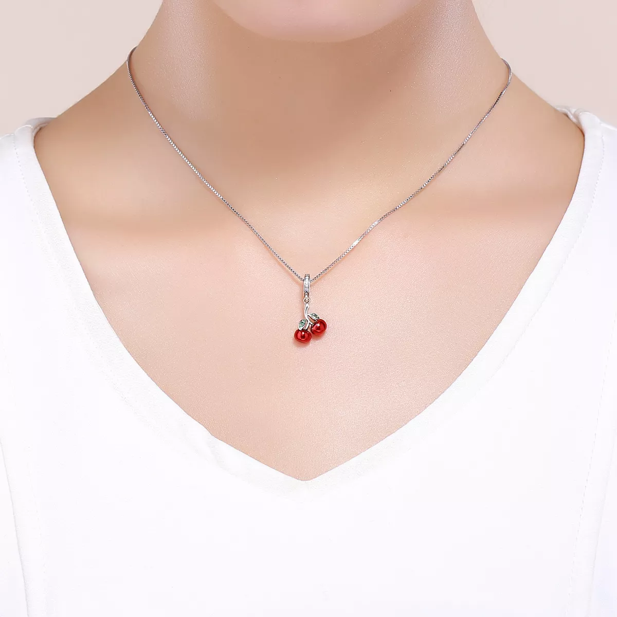 Charm Pendente Cerejas de verão estilo Pandora - SCC784