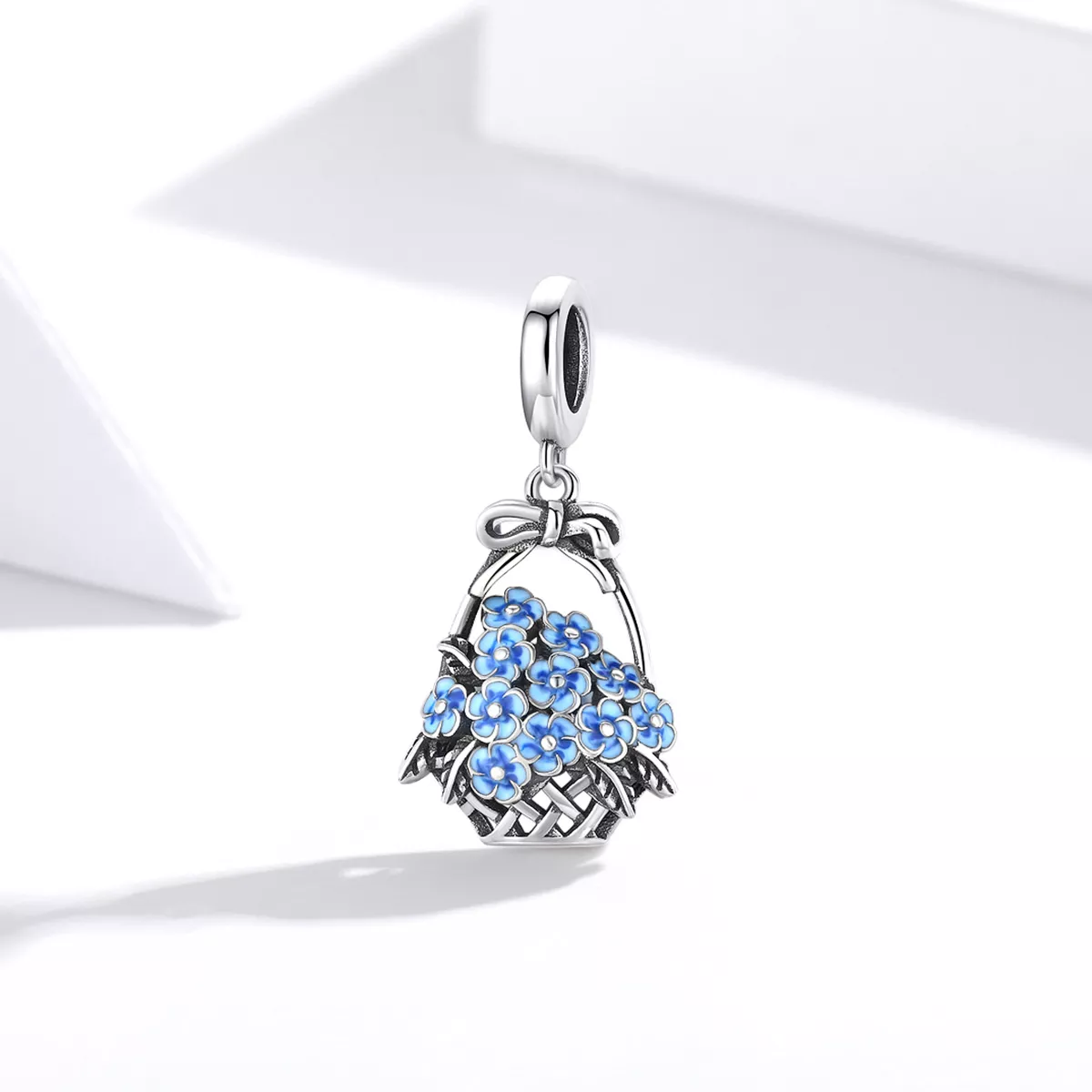 Charm Pendente Cesta de flores estilo Pandora - SCC1717