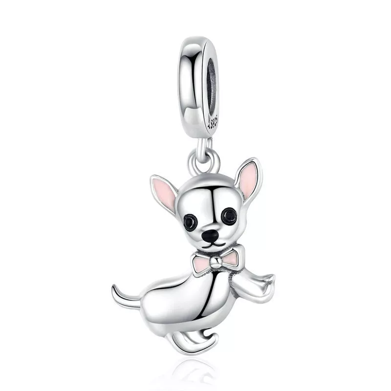 Charm Pendente Chihuahua estilo Pandora - SCC1317