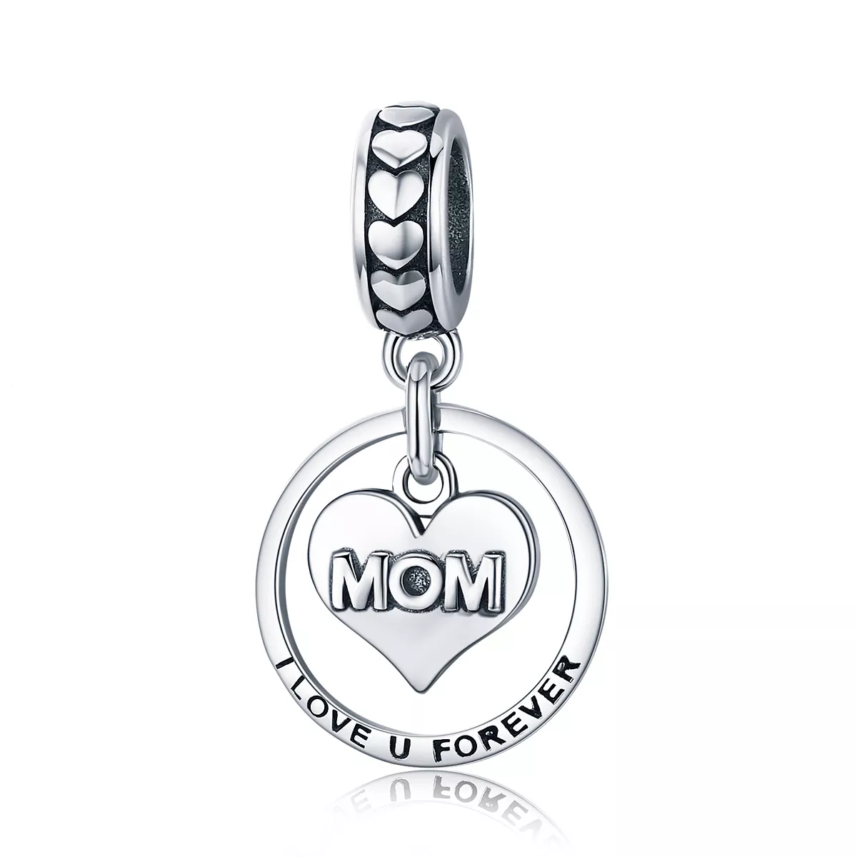 Charm Pendente Com amor, mãe estilo Pandora - SCC649
