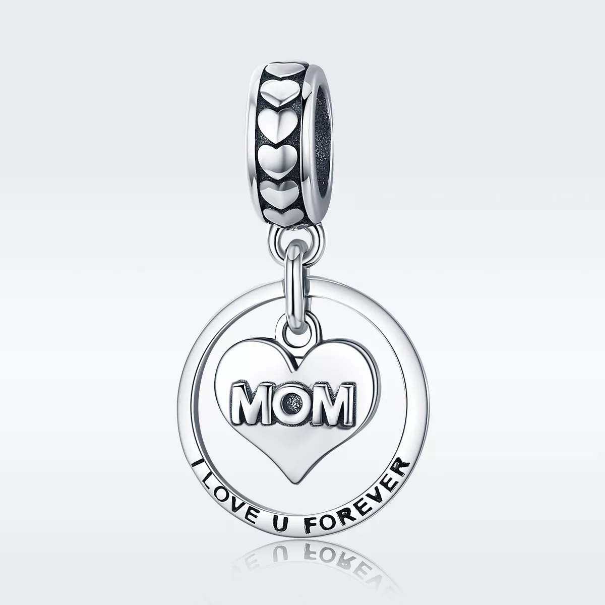 Charm Pendente Com amor, mãe estilo Pandora - SCC649