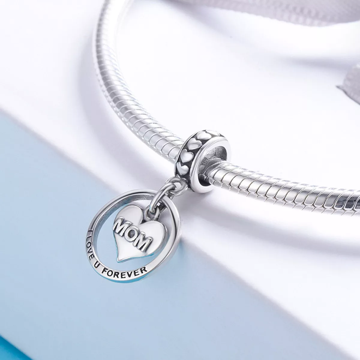Charm Pendente Com amor, mãe estilo Pandora - SCC649