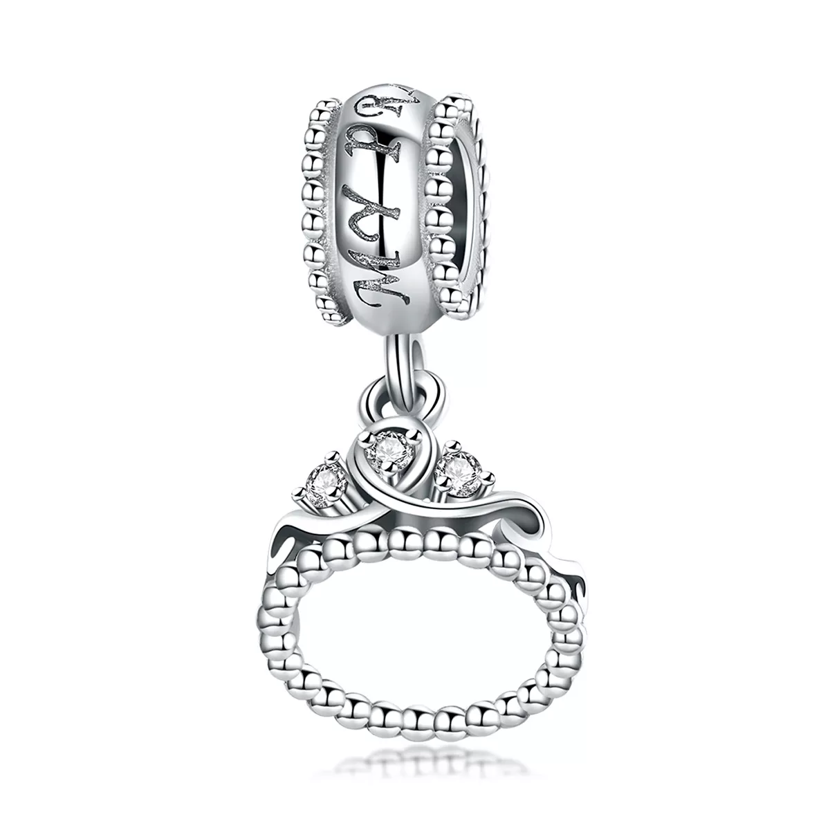Charm Pendente Coroa de princesa estilo Pandora - SCC739