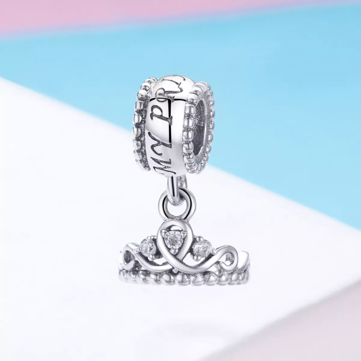 Charm Pendente Coroa de princesa estilo Pandora - SCC739