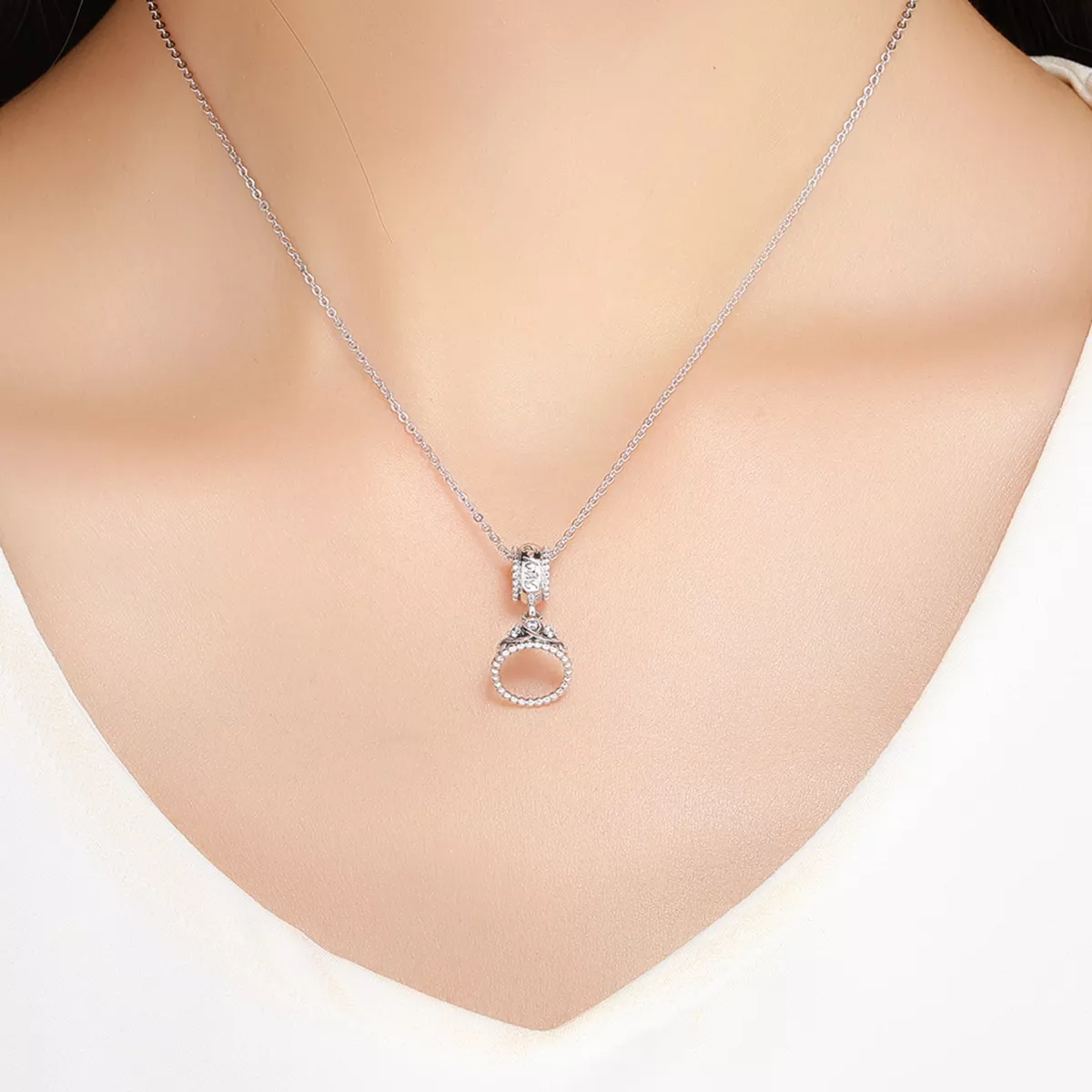 Charm Pendente Coroa de princesa estilo Pandora - SCC739