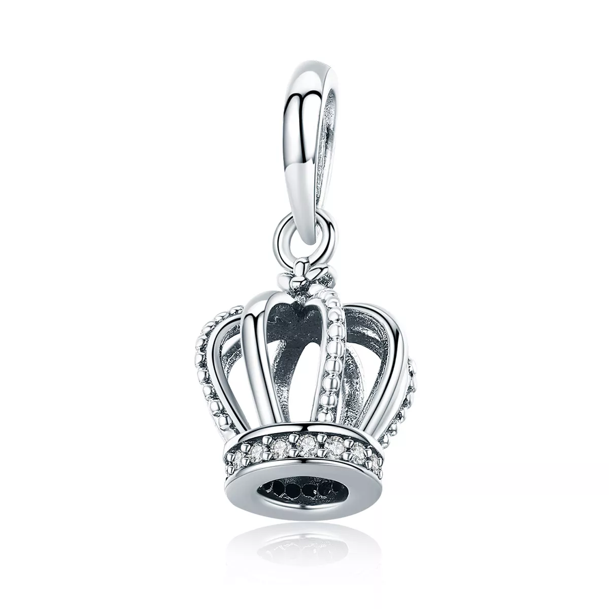 Charm Pendente Coroa elegante estilo Pandora - SCC781