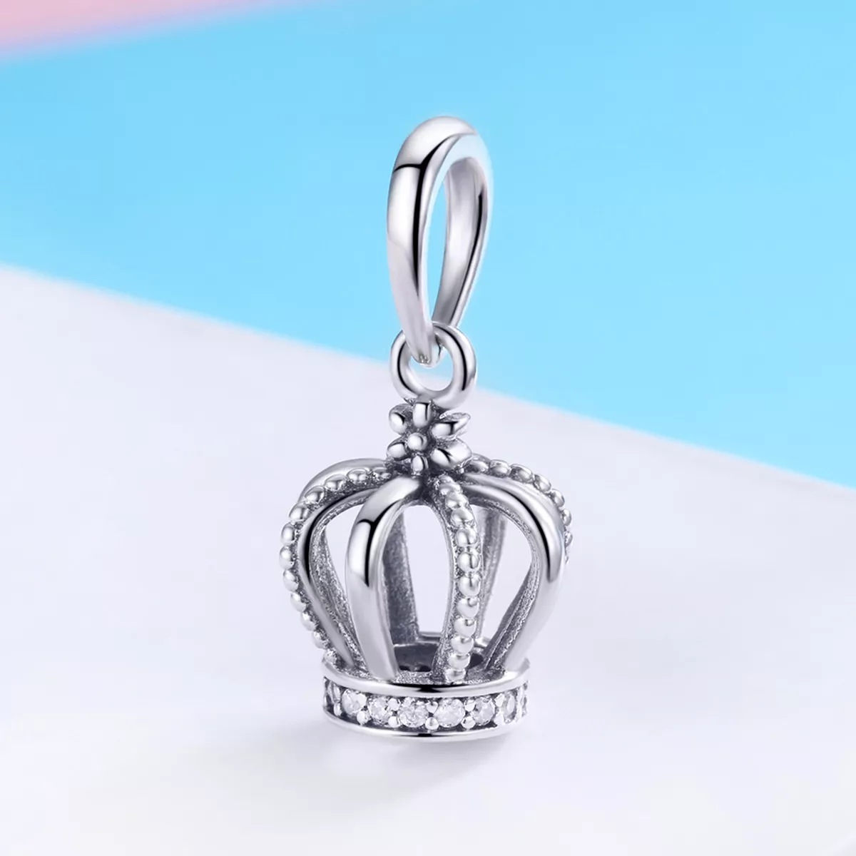 Charm Pendente Coroa elegante estilo Pandora - SCC781