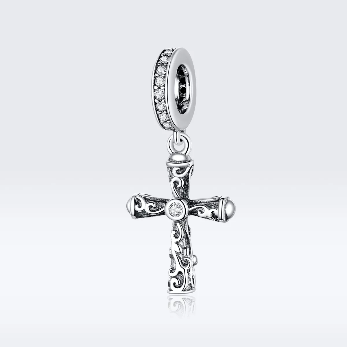 Charm Pendente Cruz Vintage estilo Pandora - BSC313