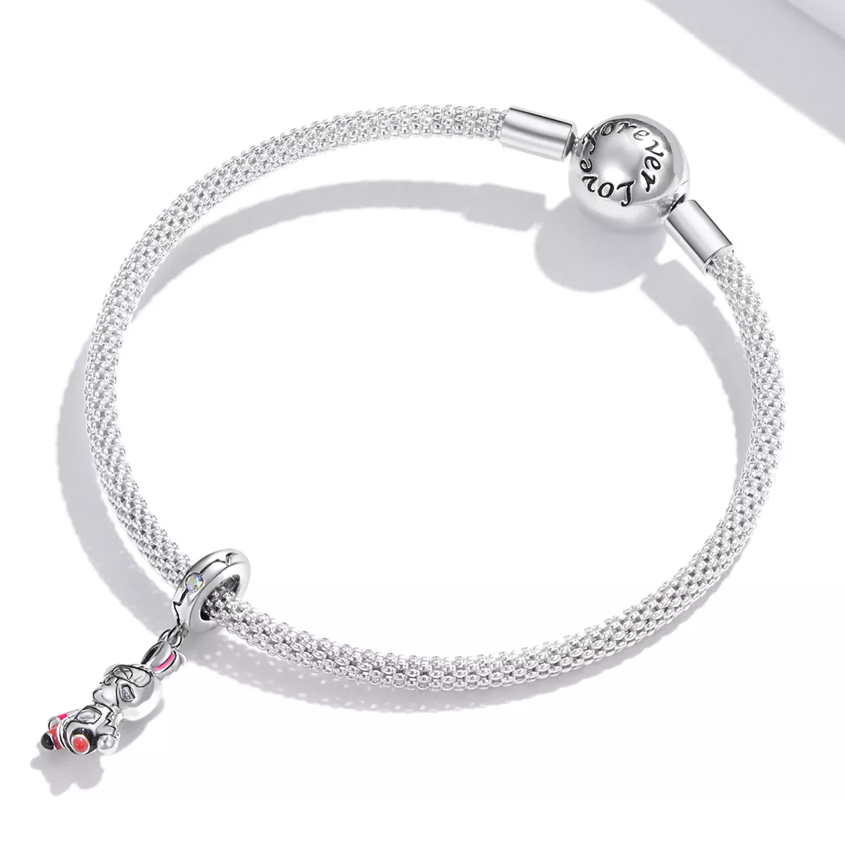 Charm Pendente Cyberpunk - Coelho Mecânico estilo Pandora - SCC1841