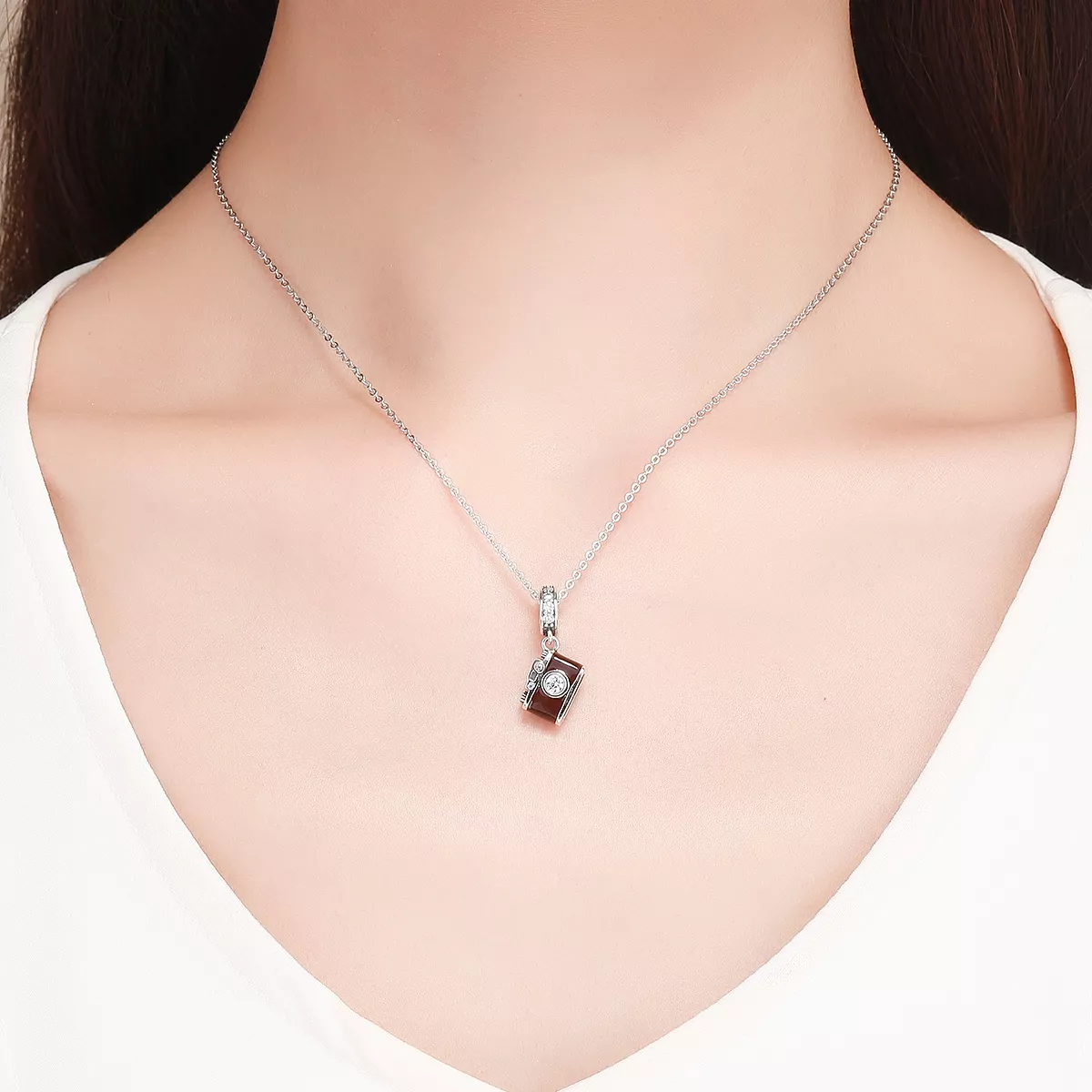 Charm Pendente Câmera digital vintage estilo Pandora - SCC953