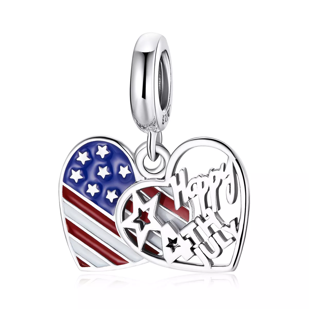 Charm Pendente Dia da Independência Americana estilo Pandora - SCC1884