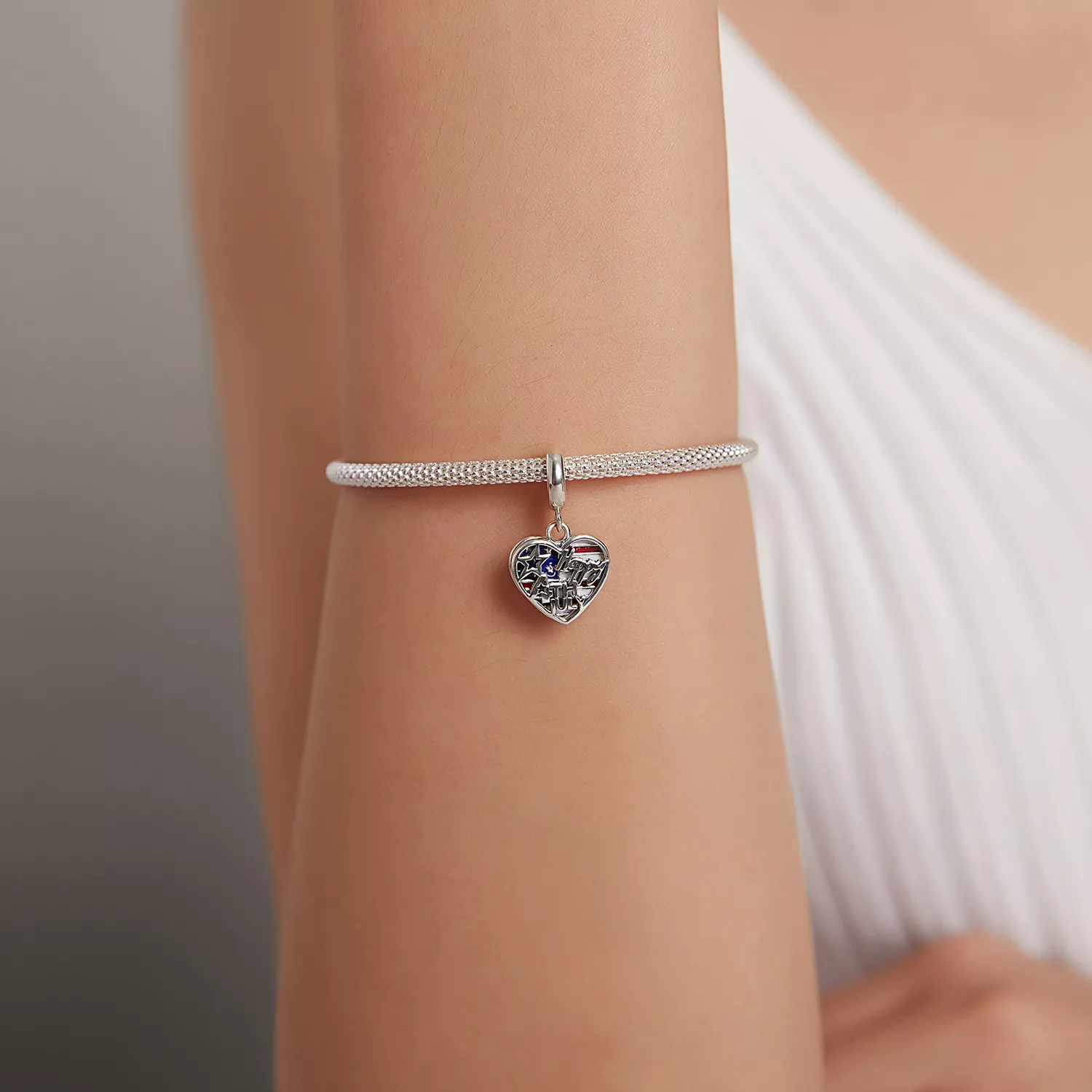 Charm Pendente Dia da Independência Americana estilo Pandora - SCC1884