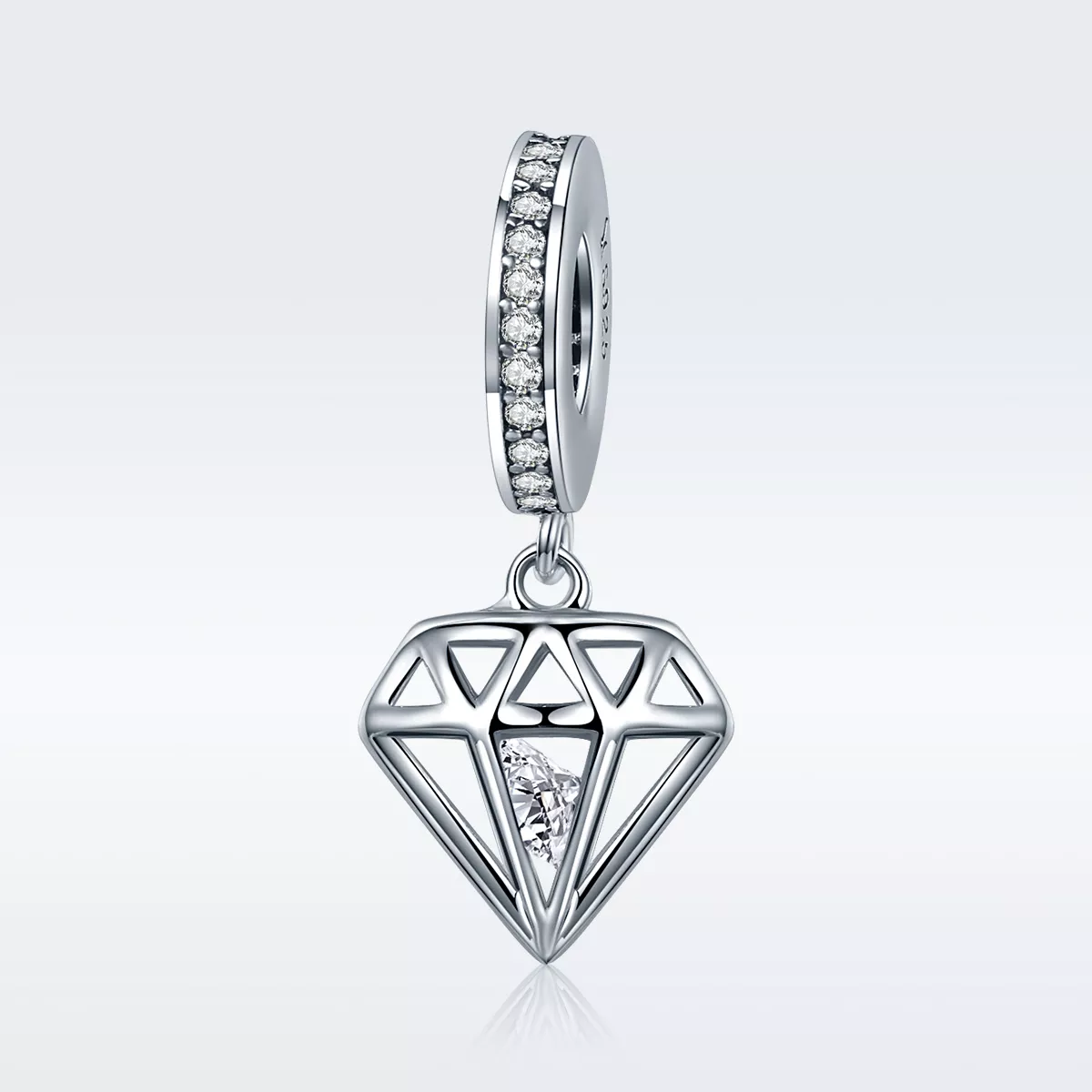 Charm Pendente Diamante estilo Pandora - SCC186