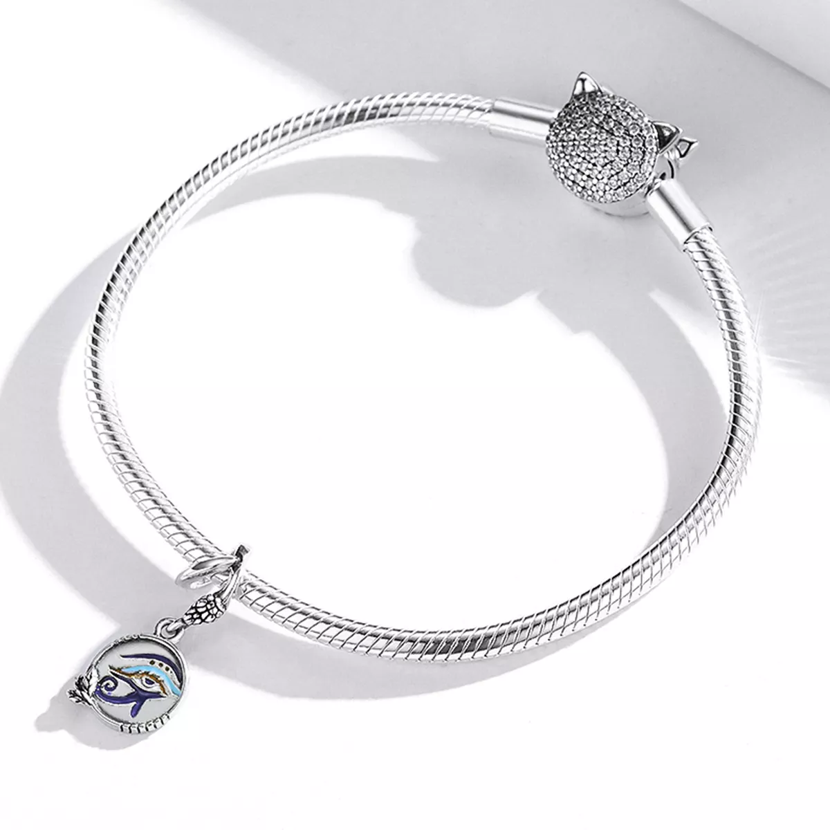 Charm Pendente Egito - Olhos Gêmeos estilo Pandora - SCC1857