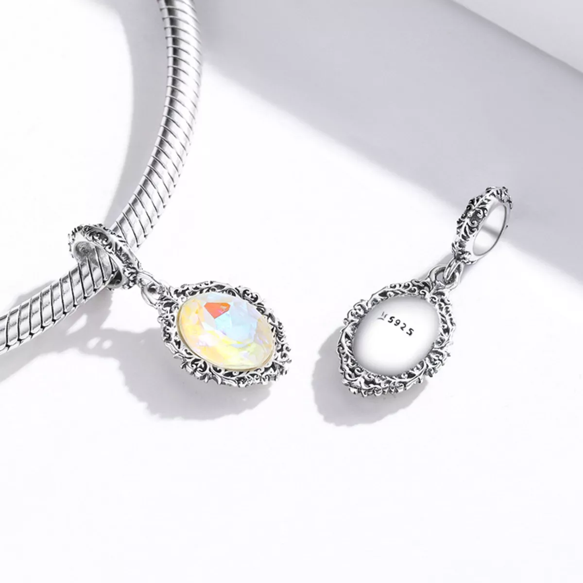 Charm Pendente Espelho mágico estilo Pandora - SCC1815