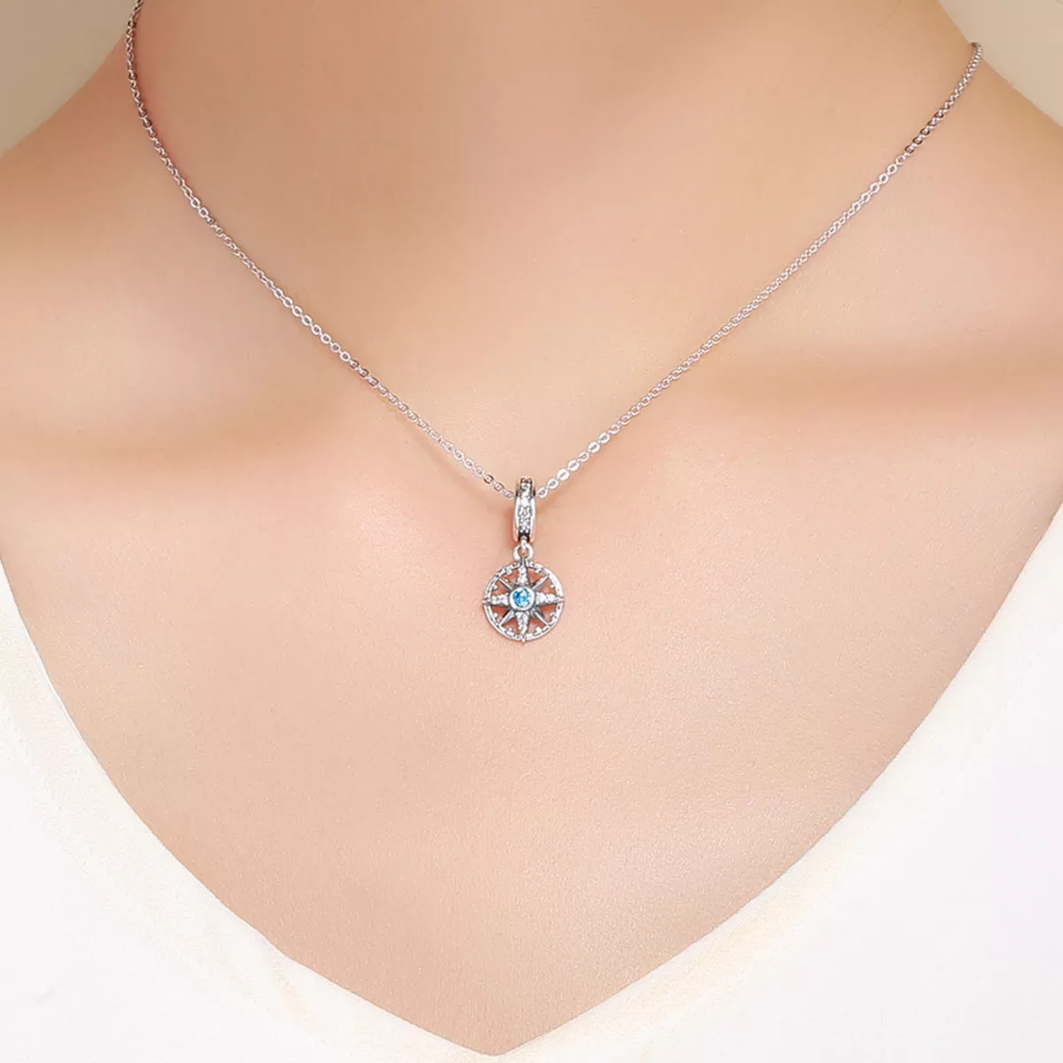 Charm Pendente estrela polar estilo Pandora - SCC847