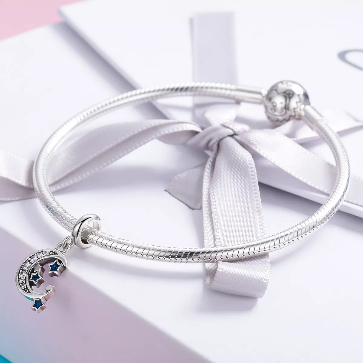 Charm Pendente Estrelas brilhantes estilo Pandora - SCC639