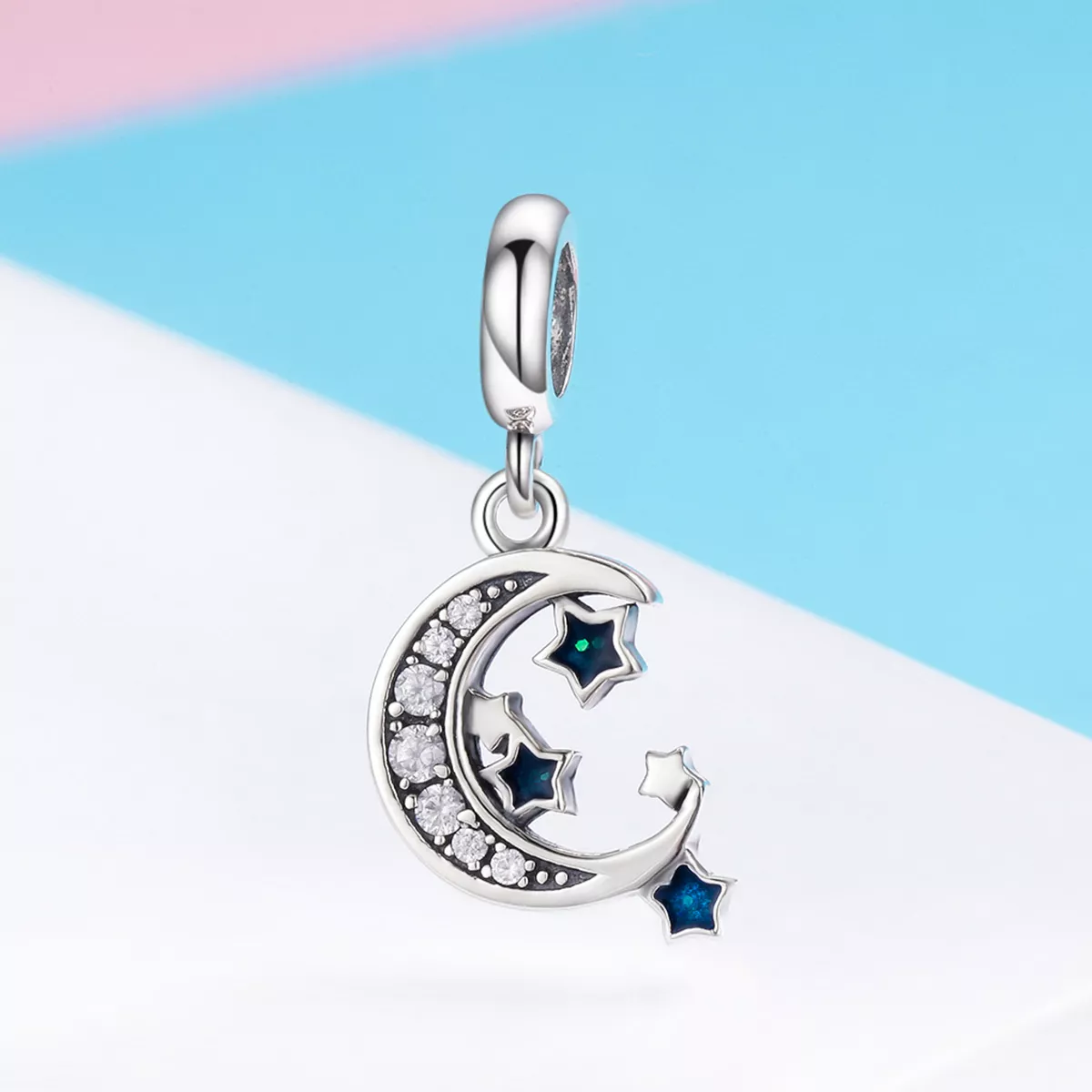 Charm Pendente Estrelas brilhantes estilo Pandora - SCC639