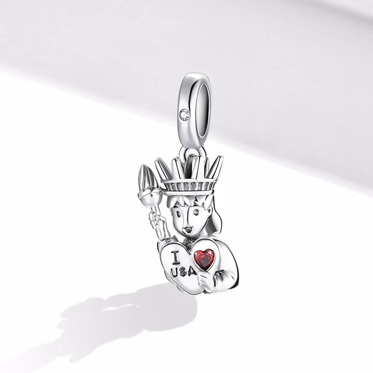 Charm Pendente Eu amo os EUA estilo Pandora - SCC1883
