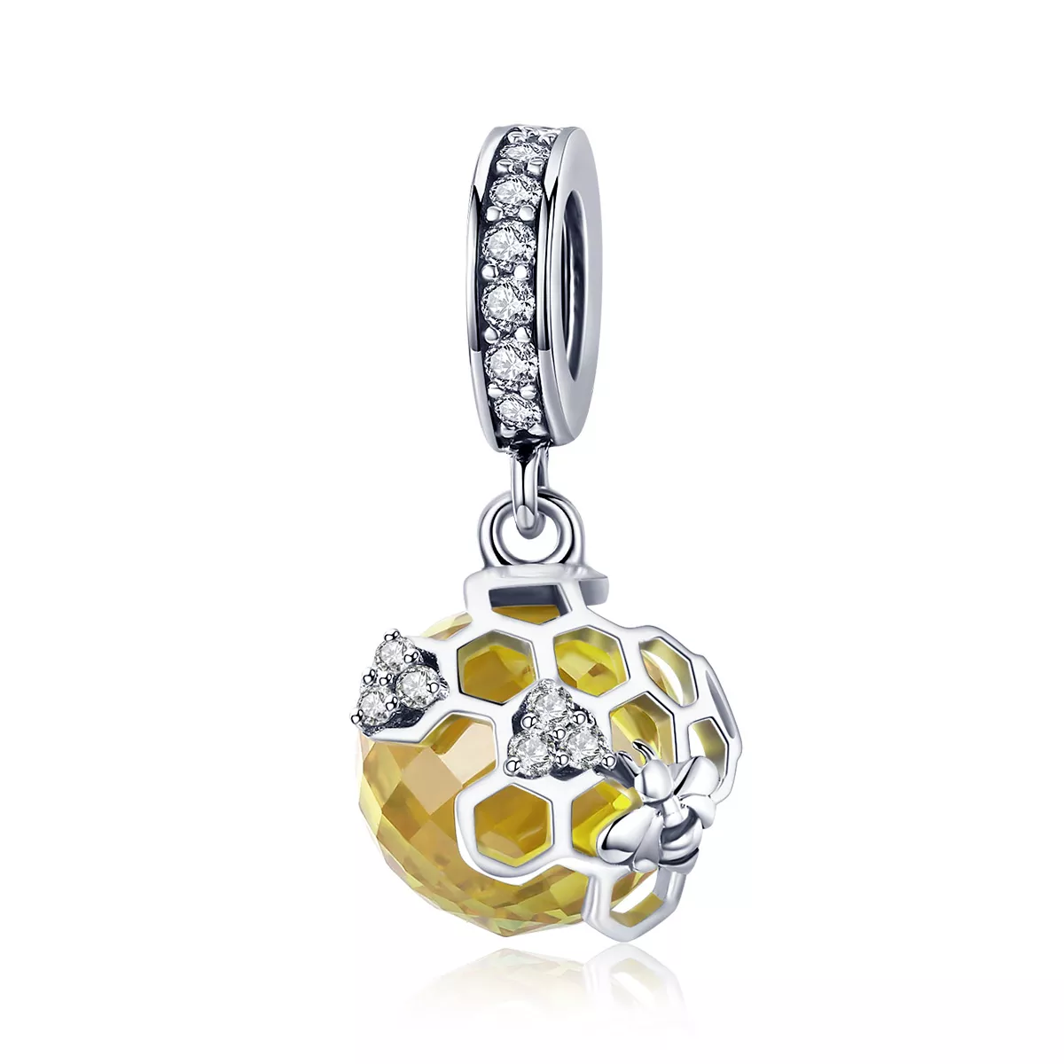 Charm Pendente Favo de mel estilo Pandora - SCC879