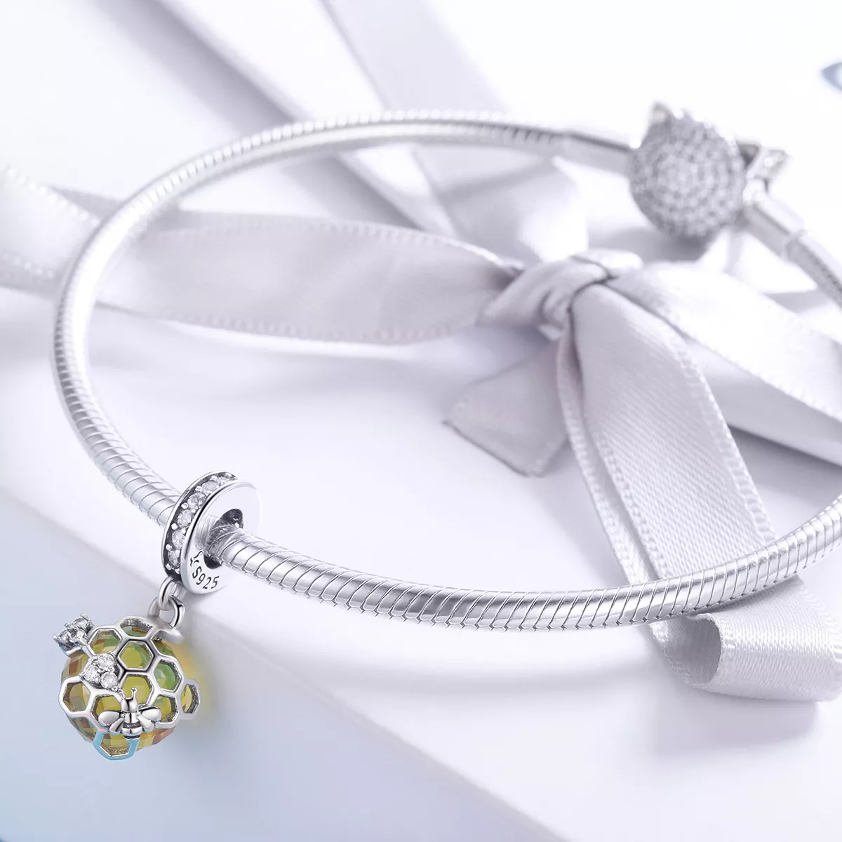 Charm Pendente Favo de mel estilo Pandora - SCC879