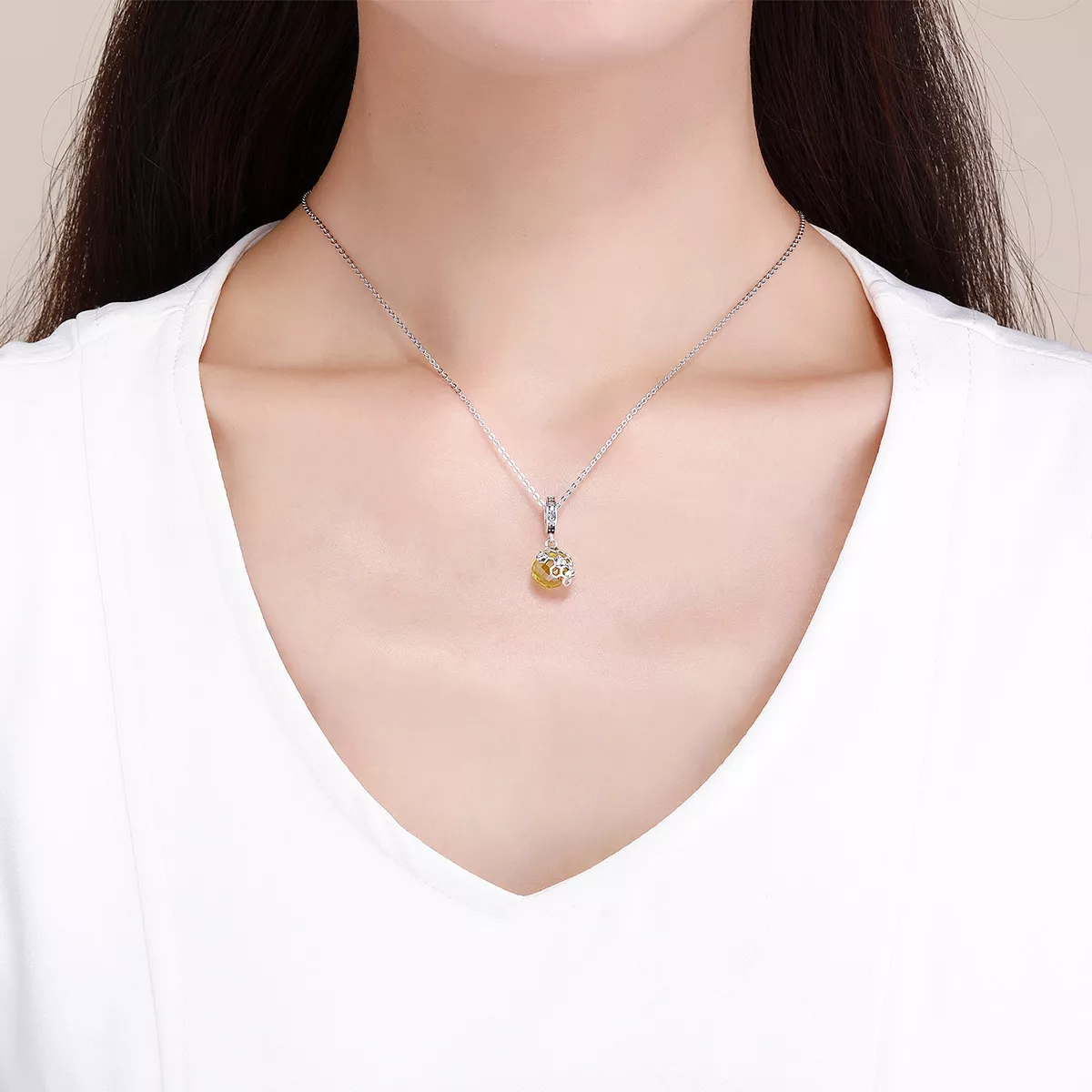 Charm Pendente Favo de mel estilo Pandora - SCC879