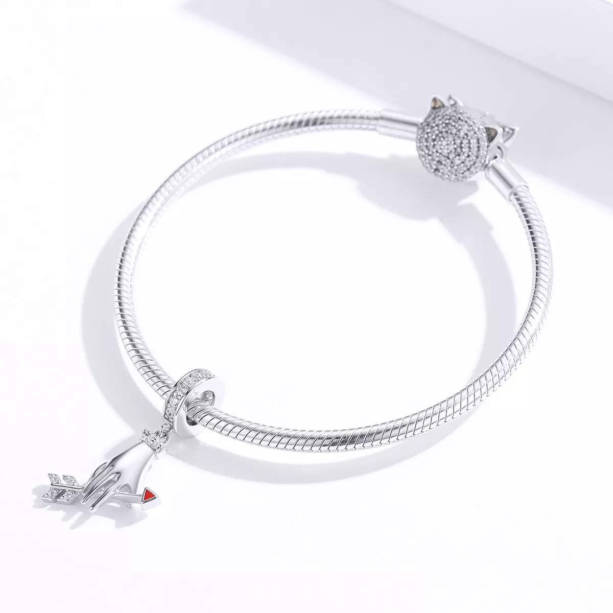 Charm Pendente Flecha do amor estilo Pandora - SCC1375