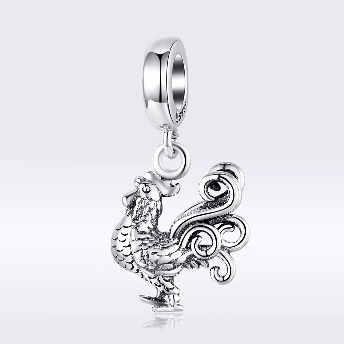 Charm Pendente Galo valente estilo Pandora - SCC1337