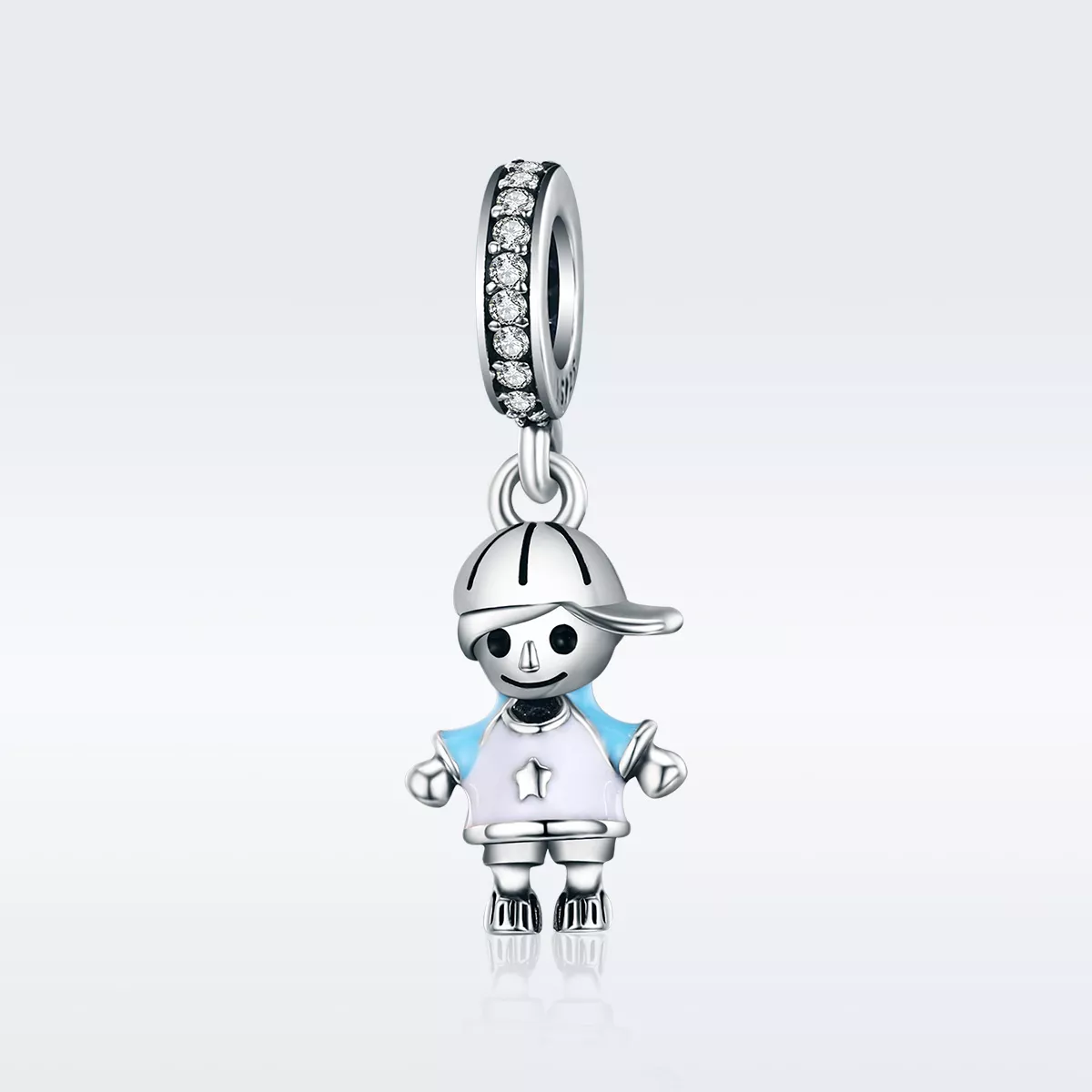 Charm Pendente Garotinho vida perfeita estilo Pandora - SCC544