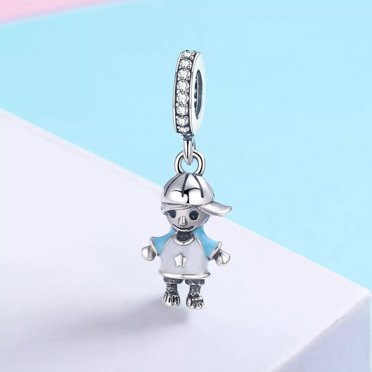 Charm Pendente Garotinho vida perfeita estilo Pandora - SCC544