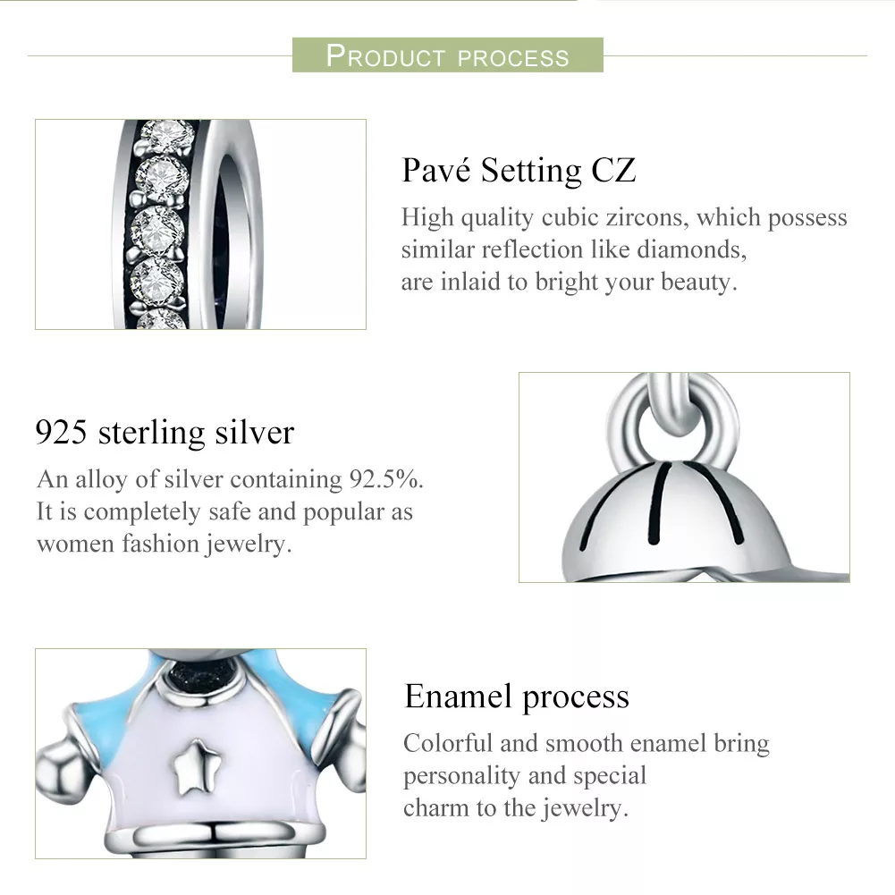 Charm Pendente Garotinho vida perfeita estilo Pandora - SCC544