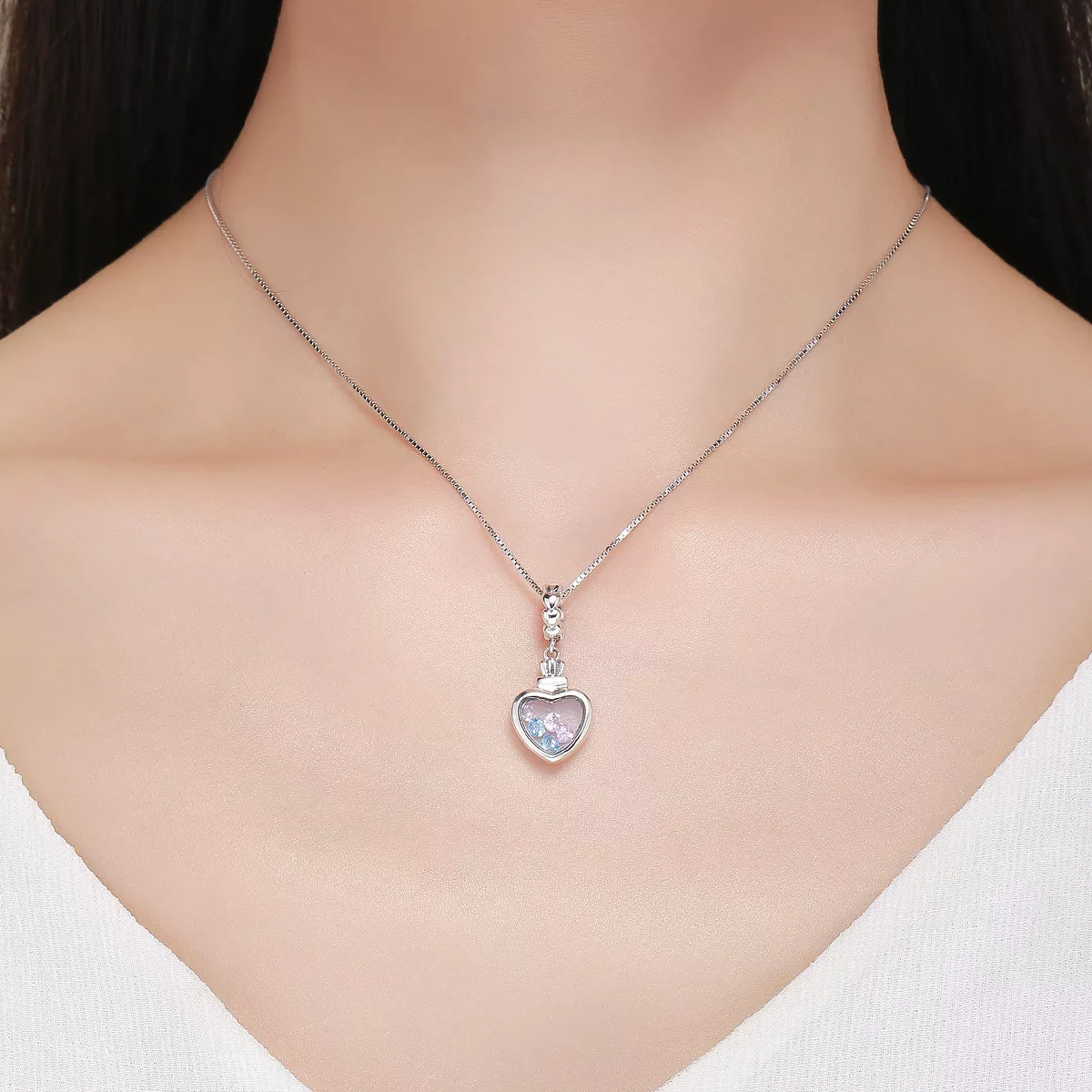 Charm Pendente Garrafa de memória estilo Pandora - SCC588