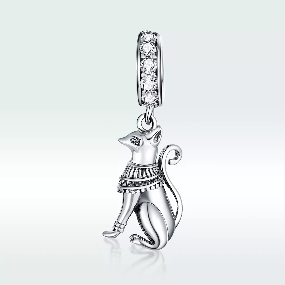 Charm Pendente Gato egípcio estilo Pandora - SCC1505