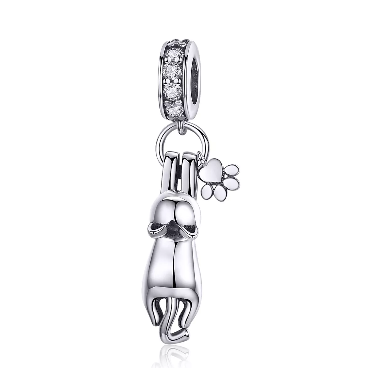 Charm Pendente Gato pegajoso estilo Pandora - SCC930