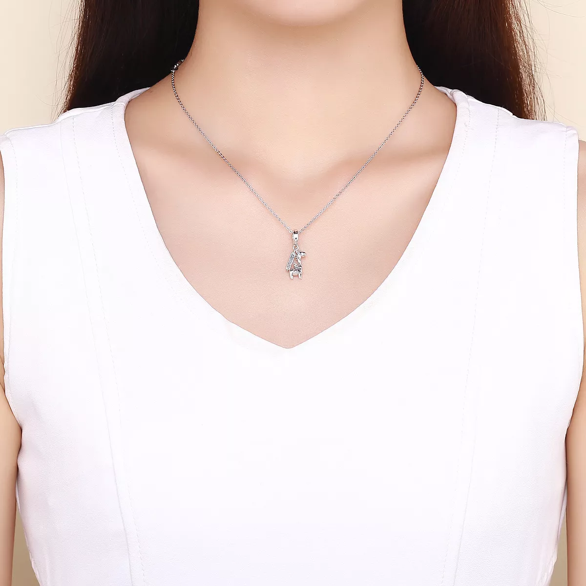 Charm Pendente Girafa fofa estilo Pandora - SCC976