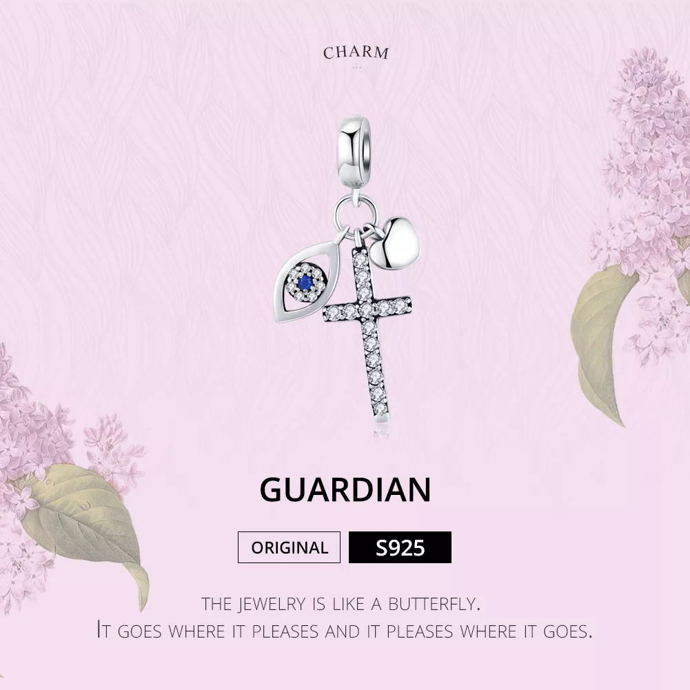 Charm Pendente Guardião estilo Pandora - SCC1327