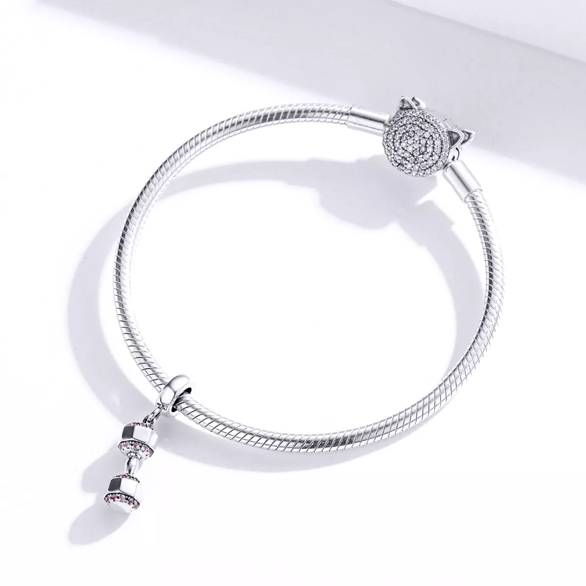 Charm Pendente Haltere estilo Pandora - SCC1340