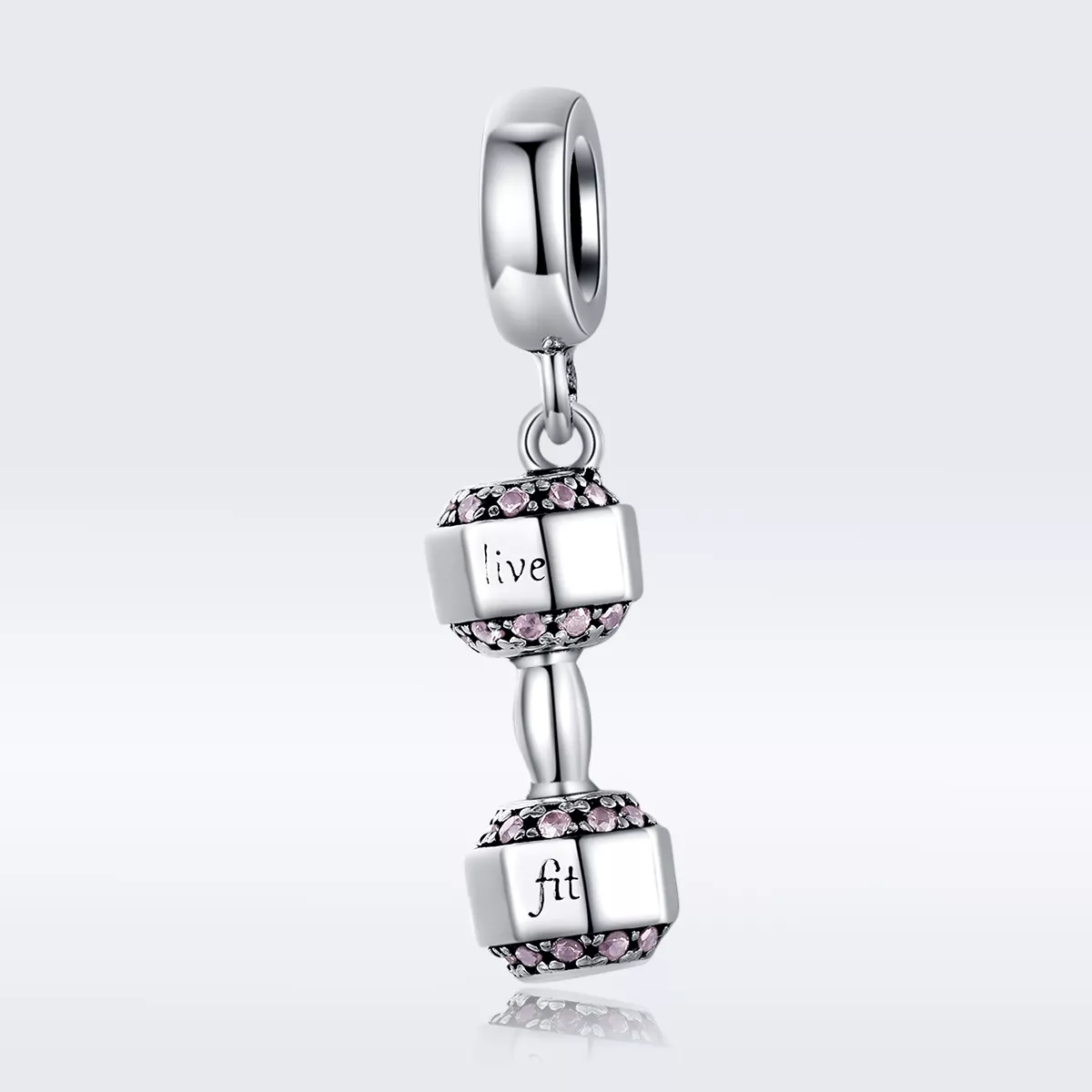 Charm Pendente Haltere estilo Pandora - SCC1340