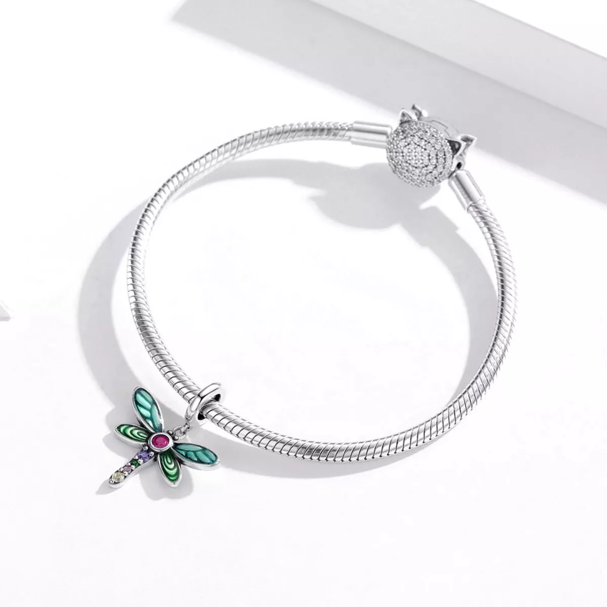 Charm Pendente Libélula brilhante estilo Pandora - SCC1706