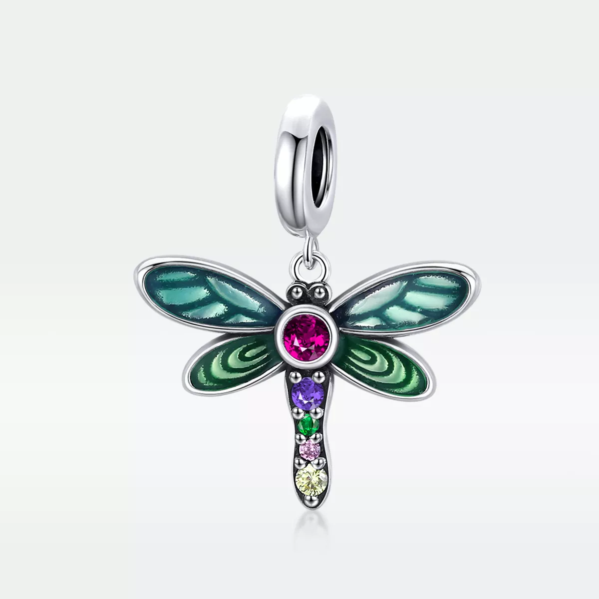 Charm Pendente Libélula brilhante estilo Pandora - SCC1706